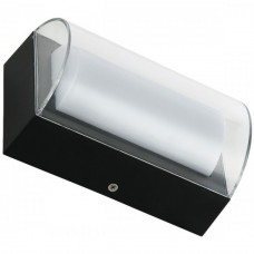 Φωτιστικό Απλίκα LED 10W 230V 800Lm 4000K Λευκό Φως Polycarbonate Μαύρο IP44 7762